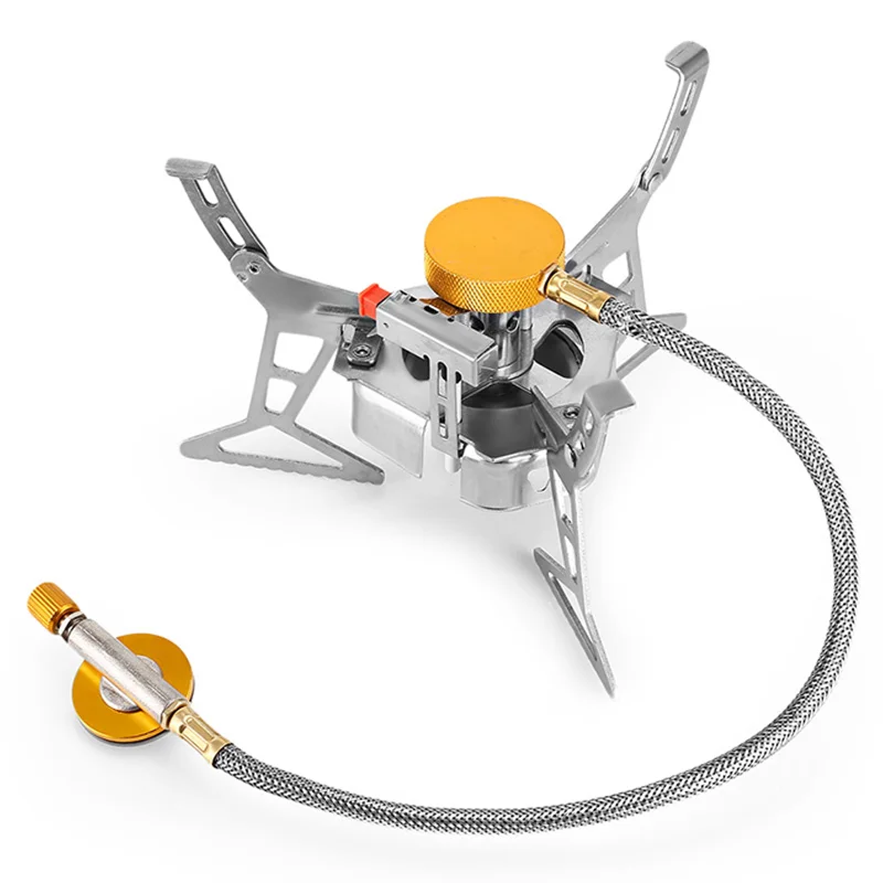 Горячая AD открытый мини газовая плита Кемпинг складной ветрозащитный Сплит