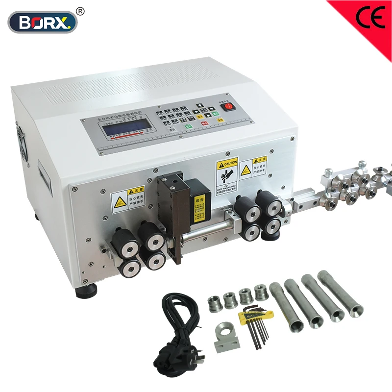 

35 square computerized wire cutting and peeling machine coaxial sheathed cables strip machine