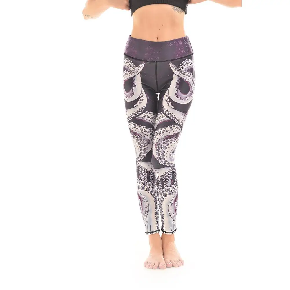 

LOTUS Autumn Outdoor Polyester Sportswear Elastic Force Summer Leggings Workout Casual Sporting Breathable Fitness Leggings