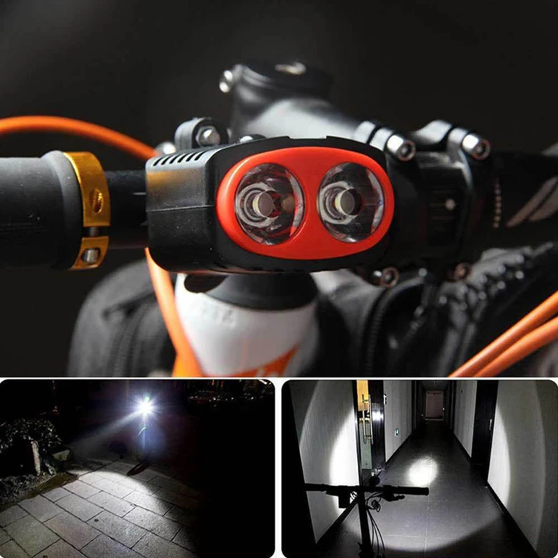 1 шт. 2Led Сова светящаяся глаза велосипедная головка супер яркая 3 режима велосипед Горная дорога велосипед предупреждающие огни Велосипедное оборудование аксессуары
