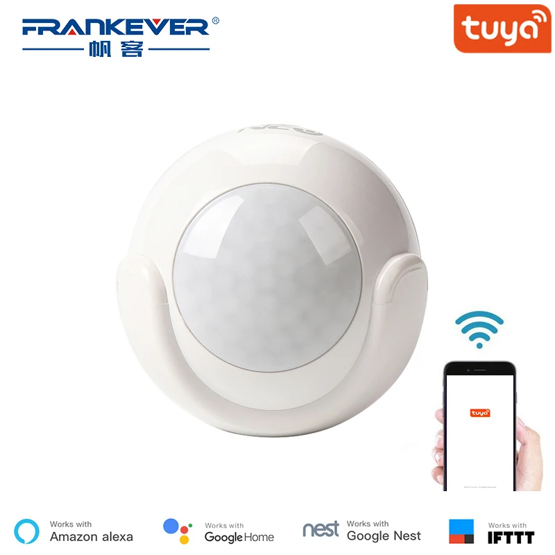 Франковер умный дом безопасности Wifi PIR сенсор совместим с Tuya Smart Life APP