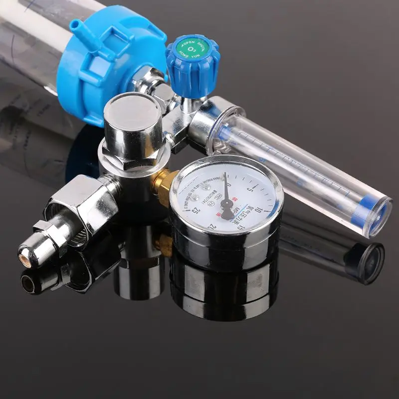 Регулятор давления O2 медицинский кислородный ингалятор редукционный клапан кислородный метр G5/" 0-10л/мин