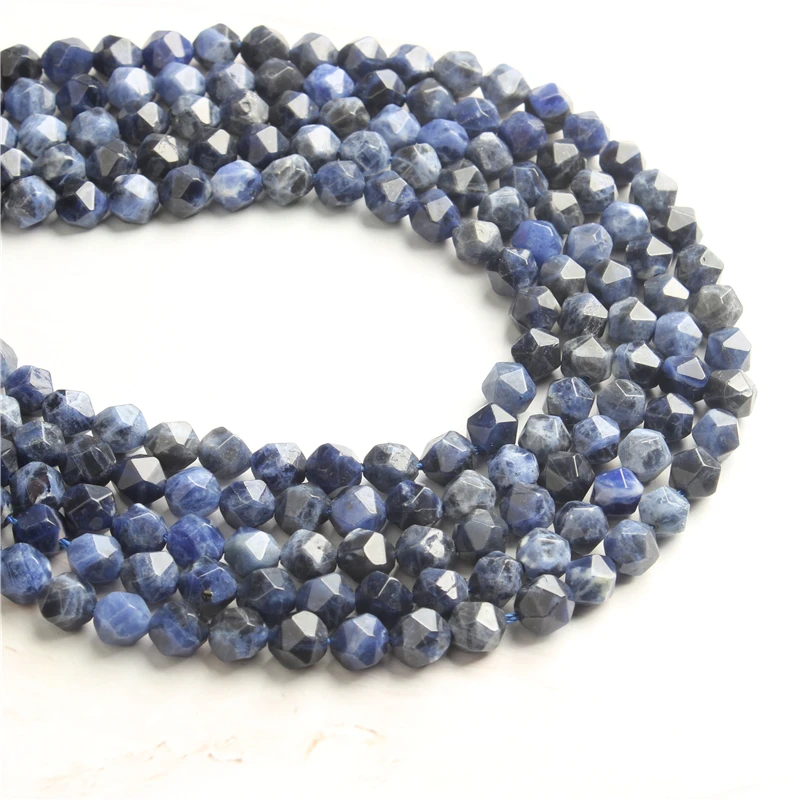 Натуральные ювелирные изделия Linxiang универсальный камень с голубой зернистой