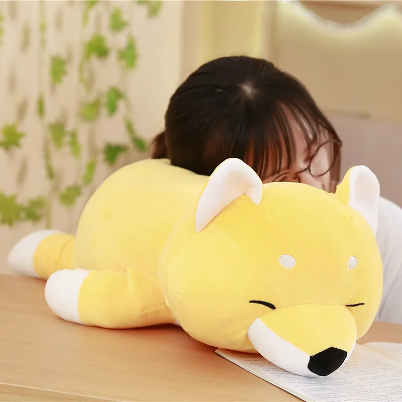 Плюшевые мягкие игрушки собака большие игрушки Косплей Shiba «Лисья Секретная служба»(Inu игрушечная собака детских пижам с милыми животными, подарок на день рождения, поюшевый корги подушка 45/60 см