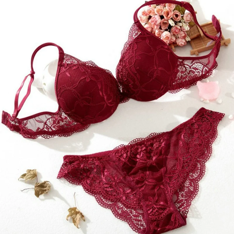 Комплект нижнего белья из бюстгальтера пуш ап и трусиков|bra set|matching bra setsset up |