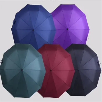 

Windproof rainproof umbrella sunshade men's and women's umbrellas high density attack cloth rain gear