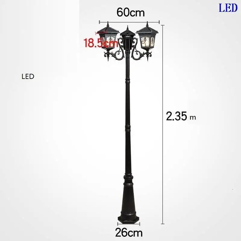 Главная Jalan Tenaga Surya Lampadaire Европейский де Рю Iluminador Жардин Farola светильник Exterieur Lampione от дорожное уличное освещение