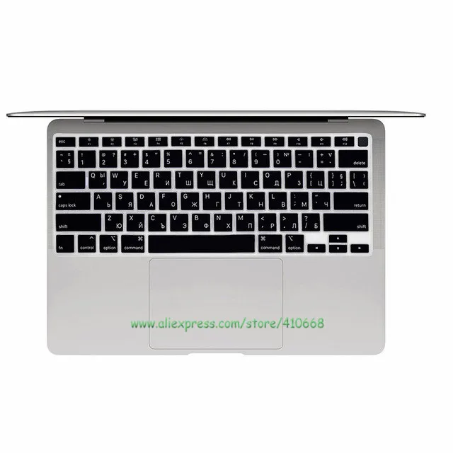 Мягкий силиконовый защитный чехол для клавиатуры Корейский Русский тайский