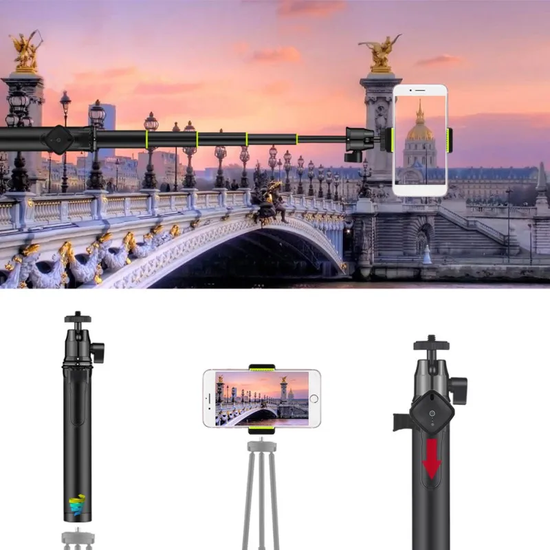 Монопод Штатив для GoPro 5 DJI Action camera s Набор для съемки селфи выдвижная регулируемая ручная камера держатель кронштейна для телефона
