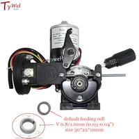 Welding Wire Feeder DC 24V 2 Rolls SSJ-18 Wire Feed Assembly Feeder Roll for Steel Aluminum Flux Cored Wire MIG Welding Machine 2