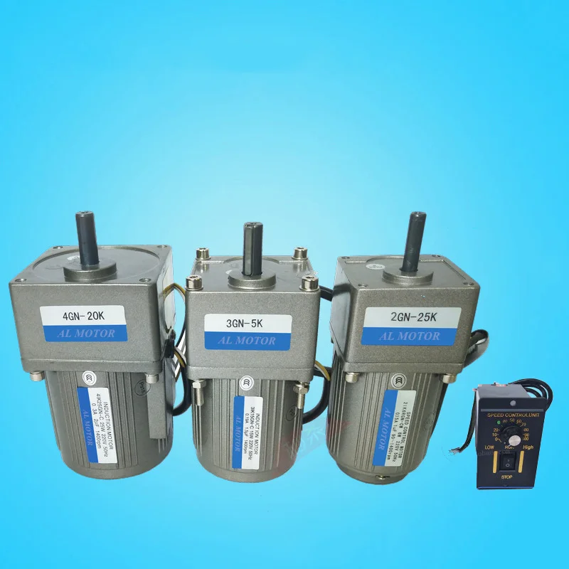 AC220V 90W 5IK90RGU-CF AC Редуктор двигателя, высокий крутящий момент, Реверсивный, регулировка скорости двигателя+ регулятор скорости