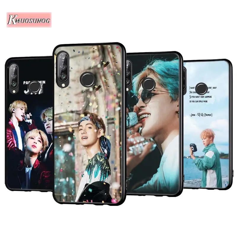Противоударный чехол Park Jimin K Pop для телефона Huawei P30 P20 P40 Lite E Pro P Smart Z Plus 2019 P10 P9