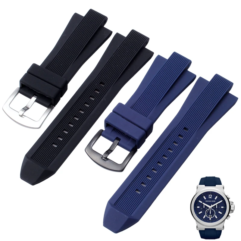 klein Zeg opzij Verlichting Sterke Flexibiliteit Rubber Horlogebanden Voor Michael Kors MK9019 MK8295  MK8492 MK9020 MK9020 Heren Polshorloge Armband Horloge Bandjes|Horlogebanden|  - AliExpress