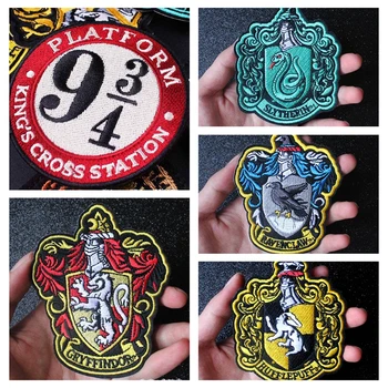 

Nicediy Harry Movie Patches Iron On Patches On Clothes Embroidered Patches For Clothing Applique On Clothing Washable Badge DIY