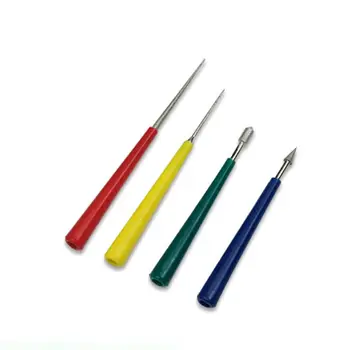 

4Pcs Beading Hole Enlarger Tools Set for Diamond Pearl Glass Beads Tipped Reaming File Reamer Jewelry Tools