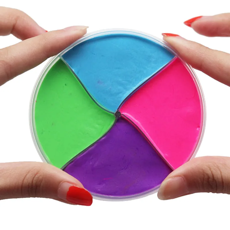

100ML Slime 4 Colors Assorted Playdough Slime Plasticine Polymer Mud Diy Light Clay Hand-pulled Mud Vent Anti-stress Toys