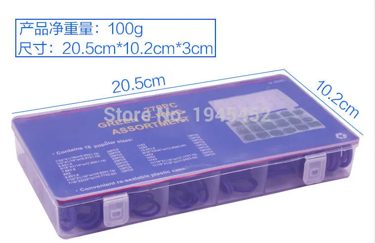 High Quality! Auto A/C Aircon Airconditioning Rubber O Ring Seal Washer Assortment Spare Parts