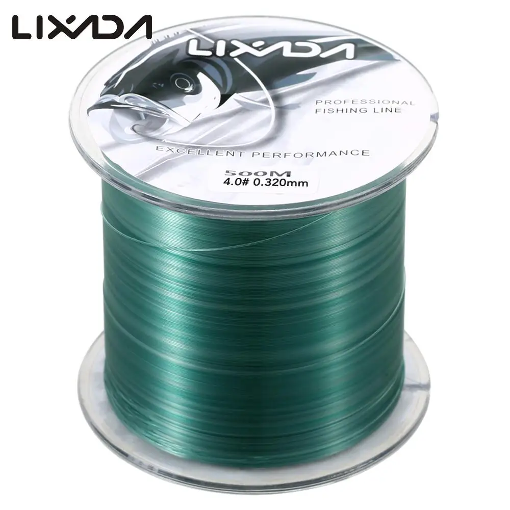 

Lixada Fishing Line 500m 0.8 - 8.0 Nylon Durable Monofilament Rock Sea Fishing Line Thread for Pesca