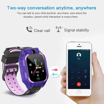 

Kids Smart Watch for Children Built-in Dual Camera SOS Call Location Device Tracker Baby Anti-Lost Monitor LBS Positionin