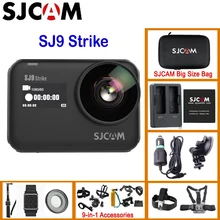 SJCAM SJ9 Strike Gyro/EIS supersmoth 4K 60FPS WiFi камера дистанционного действия Ambarella Чип Беспроводное зарядное устройство 10 м корпус водонепроницаемый DV