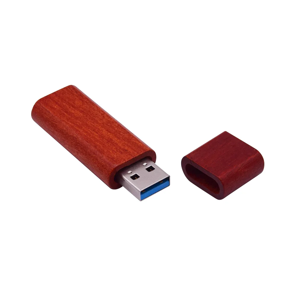 Пользовательский логотип клена, индивидуальный логотип, Usb флеш-накопитель, Usb 3,0, 8 ГБ, 16 ГБ, 32 ГБ, флеш-накопитель, флешка, 64 ГБ, флеш-накопитель, подарок на свадьбу - Цвет: Red rose wood