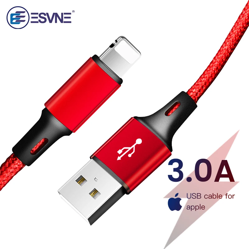 ESVNE 1 м Usb кабель для Xiaomi type C Micro iphone Micro Usb кабель Usb 3,0 кабель для быстрой зарядки samsung Xiaomi смартфон