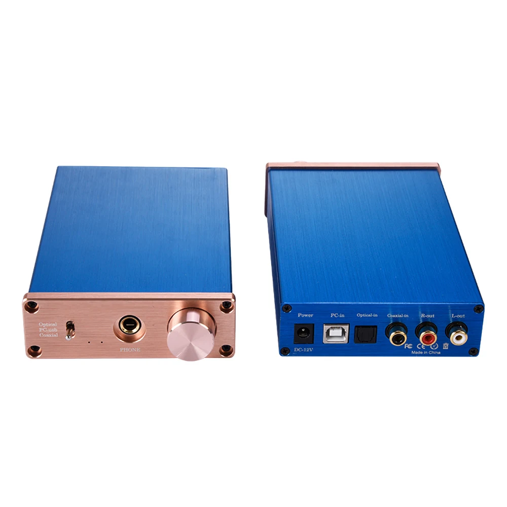 Kebidu HiFi 2,0 DC12V DAC цифровой аудио декодер звука усилитель вход USB/коаксиальный/оптический выход RCA/усилитель 24 бит/96 кГц