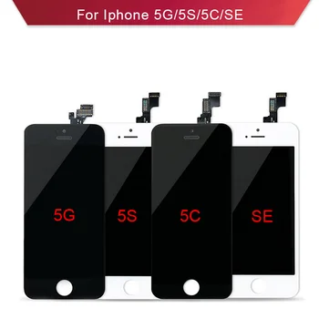 

10PCS/lot AAA Display For Iphone 5 5G 5S 5C 5SE SE LCD Display Touch Screen Glass Digitizer Complete Assembly Replacement
