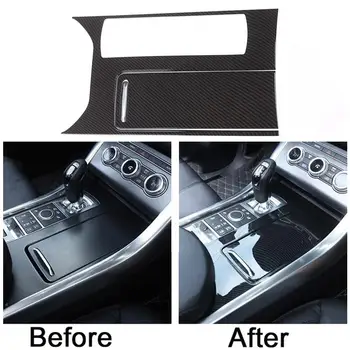 

Carbon Fiber Style For Landrover Range Rover Sport RR Center Console Panel Cover Trim Parts Sport 2014-2017 ABS Plastic