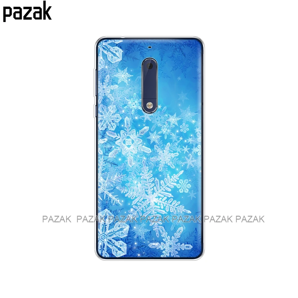 Силиконовый чехол для Nokia 1 2 3 5 plus 2018 мягкий из ТПУ задней панели телефона