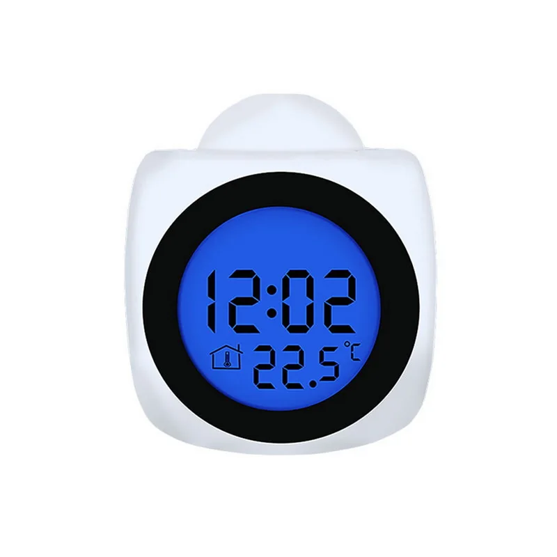 Цифровой проекционный будильник голосовой отчет проектор часы метеостанция термометр просыпается проектор светодиодный часы