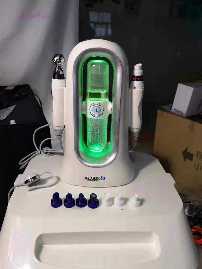 Home Care Aqua Peeling 7color led Microcurrent Bio massage roller Machine Skin Care Home Similar Abeluna machine