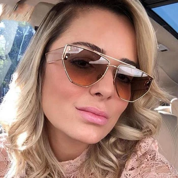 

New Luxury Regular Punk Sunglasses Women Vintage Square Pilot Sun Glasses Men Oculos Feminino Sunglass Lentes Gafas De Sol UV400