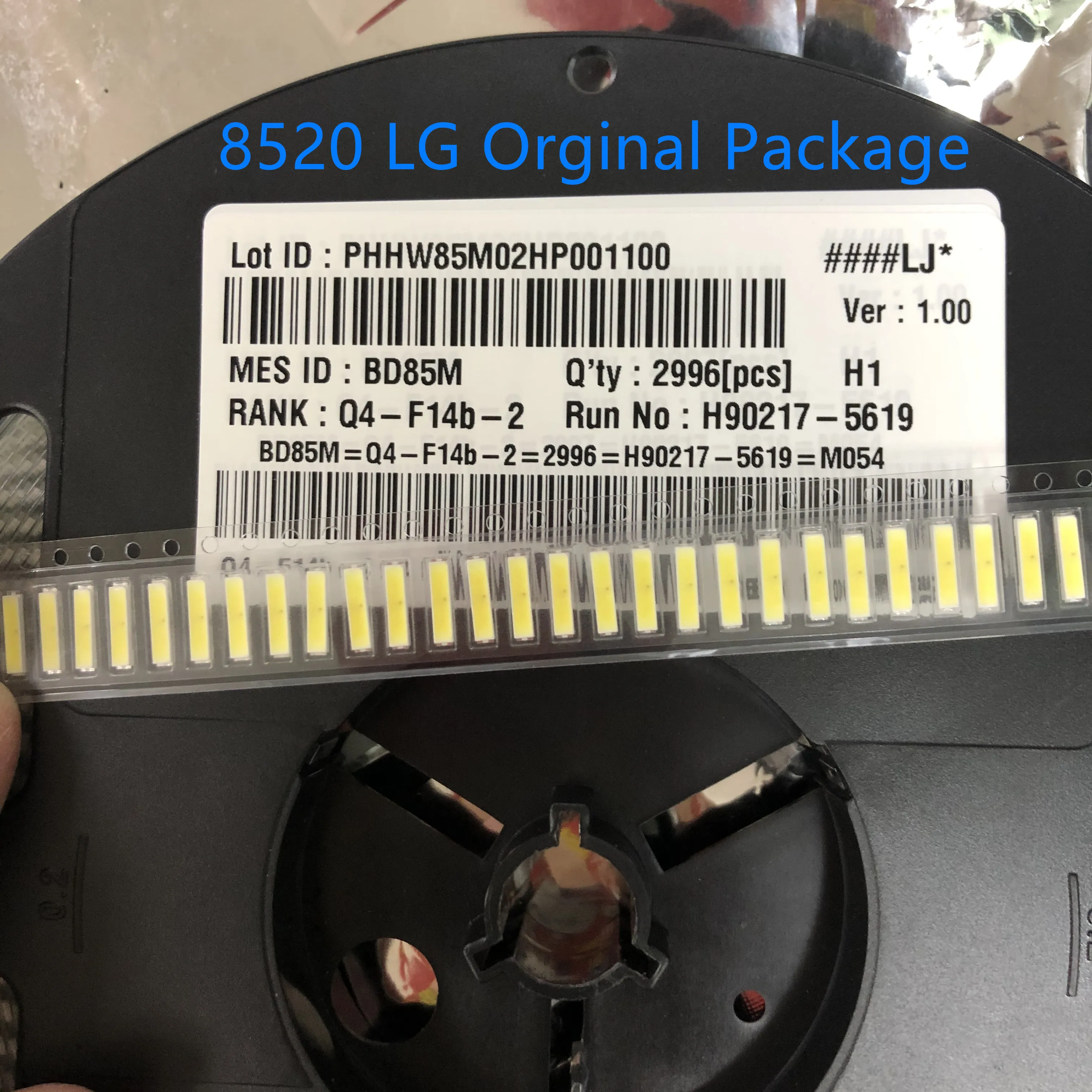 100 шт для LG SMD 8520 LED Innotek подсветка 0 5 W 3V холодный белый 50 55LM ТВ применение|smd led 100pcs|led