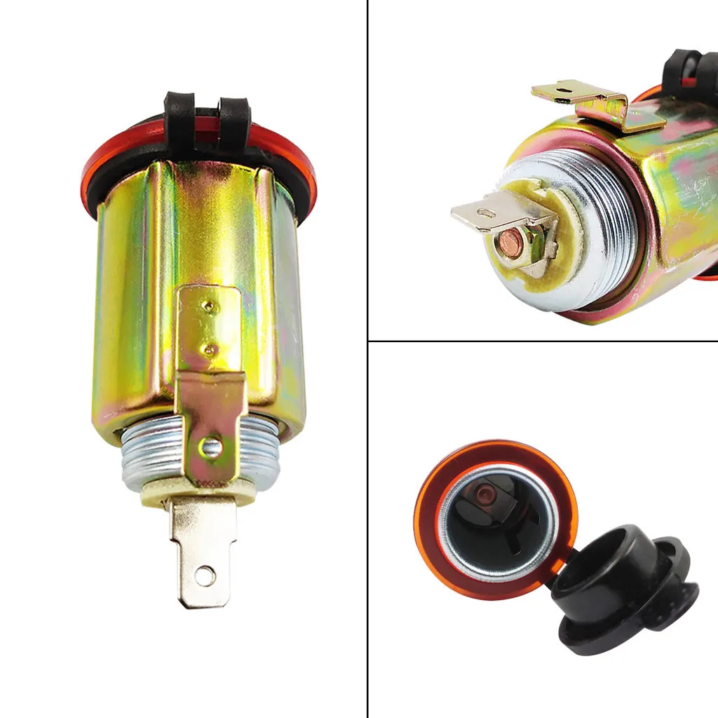Car Cigarette Lighter Female Socket Plug Power Adapter With Waterproof Cover General purpose cigarette lighter for automobile