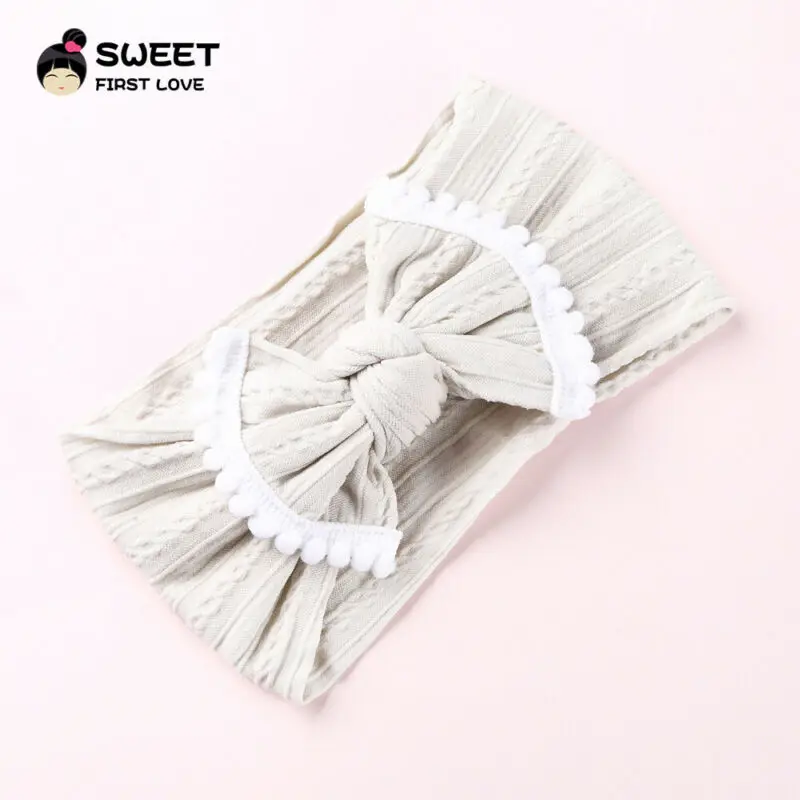 Goocheer модные милые детские mяdchen Kinder Bogen Knoten Haarband Stirnband Эластичный Тюрбан Kopf wicceln