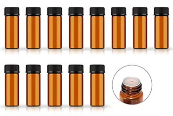 

5ml Essential Oils Bottle Amber Empty Glass Aromatherapy Fragrance Travel Portable Make Up Refillable Convenience Perfume Sample