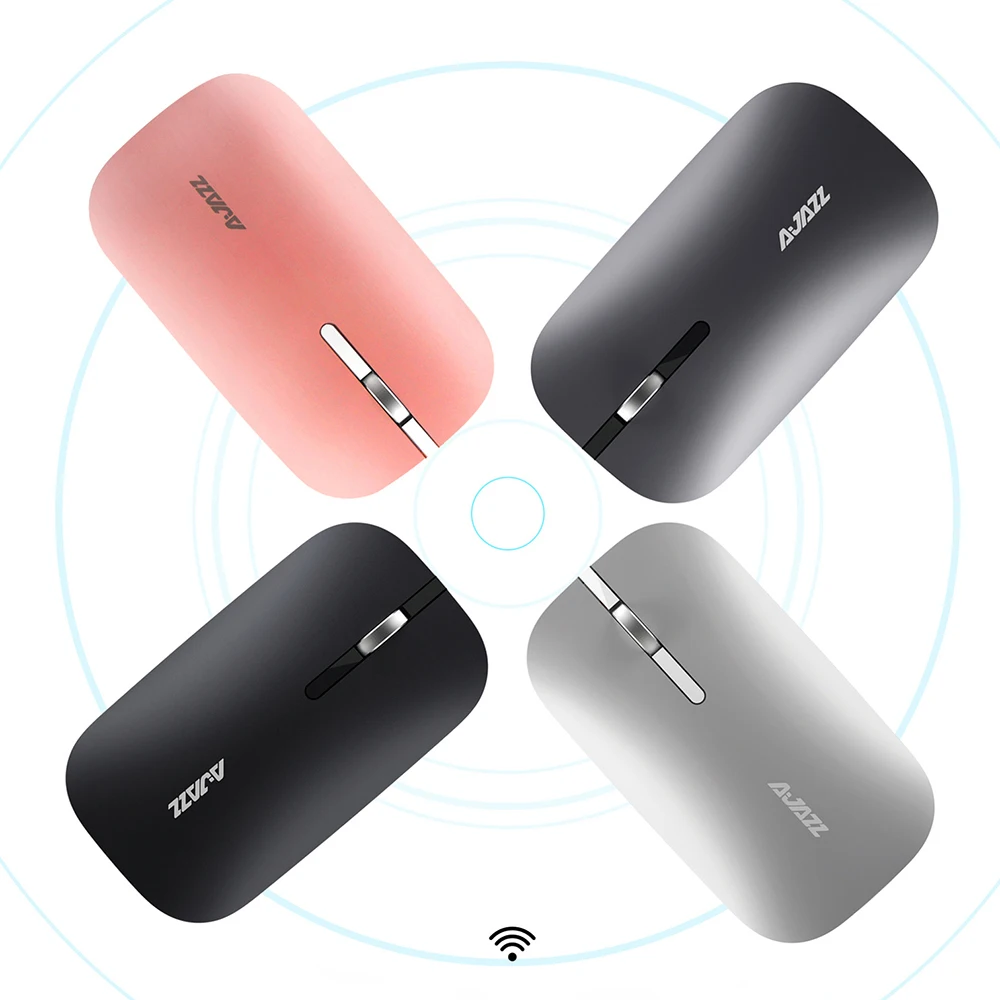 2.4G USB Wireless Mouse 1600DPI Aluminum Alloy bluetooth Mice Ergonomic Gaming For Macbook Lenovo Asus Dell HP Computer | Компьютеры и