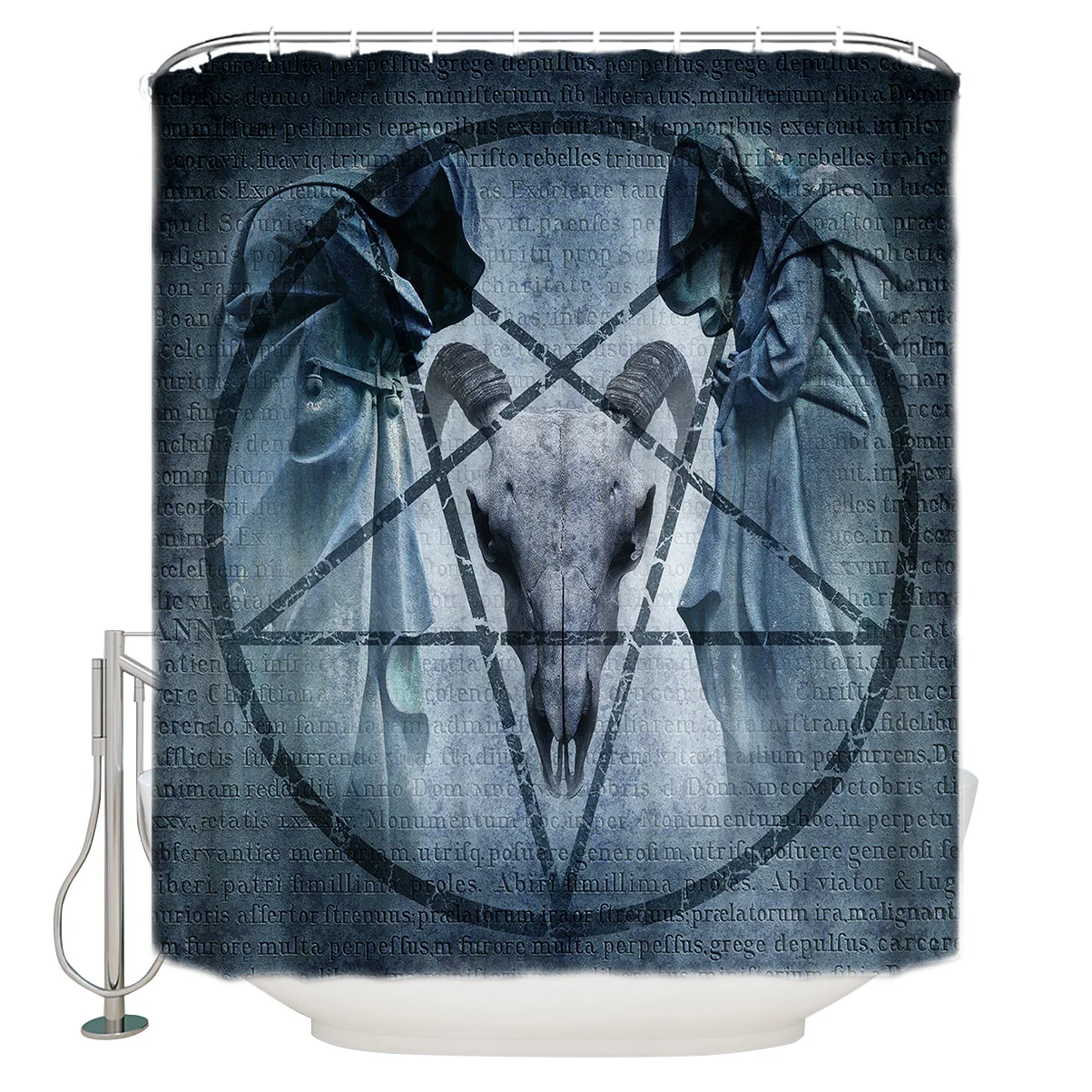 Baphomet овца злая занавеска для душа декор для ванной комнаты ткань занавеска для душа Декор для дома
