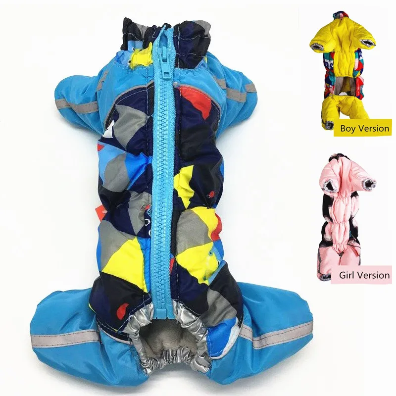 

New Puppy Dog Clothing For Pets Luxury Zipper Jackets Small Big Animal Pet Winter Warm Down Yorkshire Dachshund Cat Products