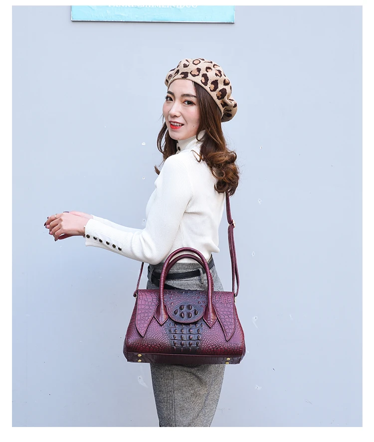 Gykaeo, роскошные сумки, женские сумки, дизайнерская модная сумка-тоут, женская сумка с крокодиловым узором, сумка-мессенджер на плечо, сумка для основной женщины
