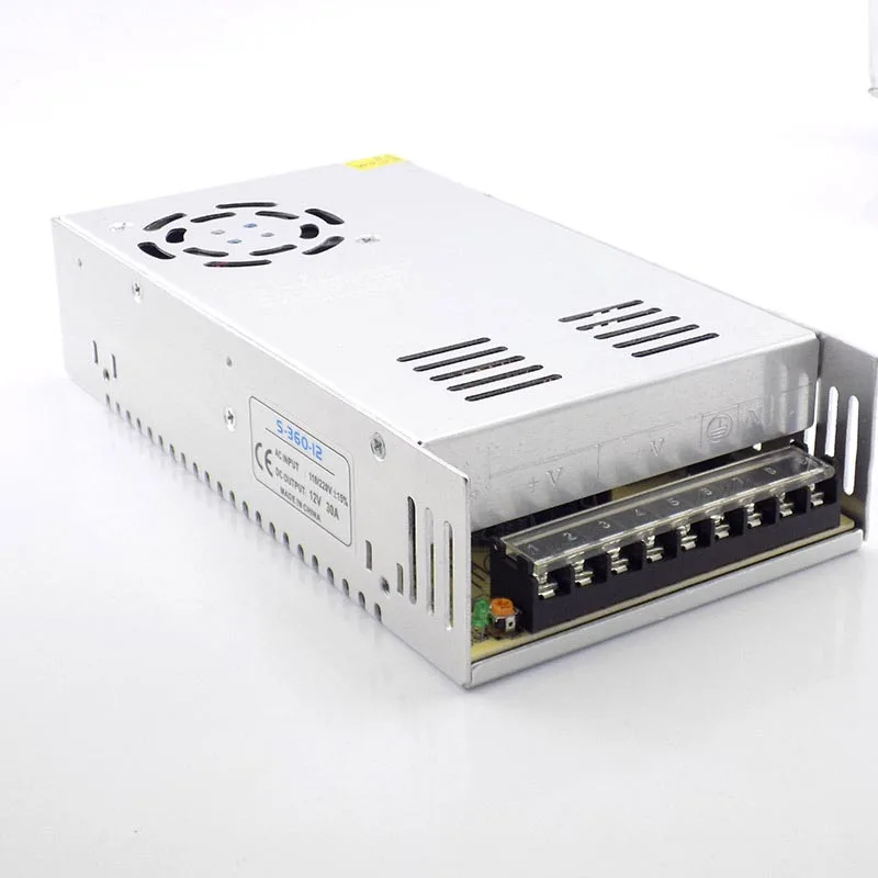 Светодиодный драйвер питания AC100V-265V к DC 12 В 30A трансформатор освещения CCTV камера драйвер питания адаптер конвертер переключатель M20