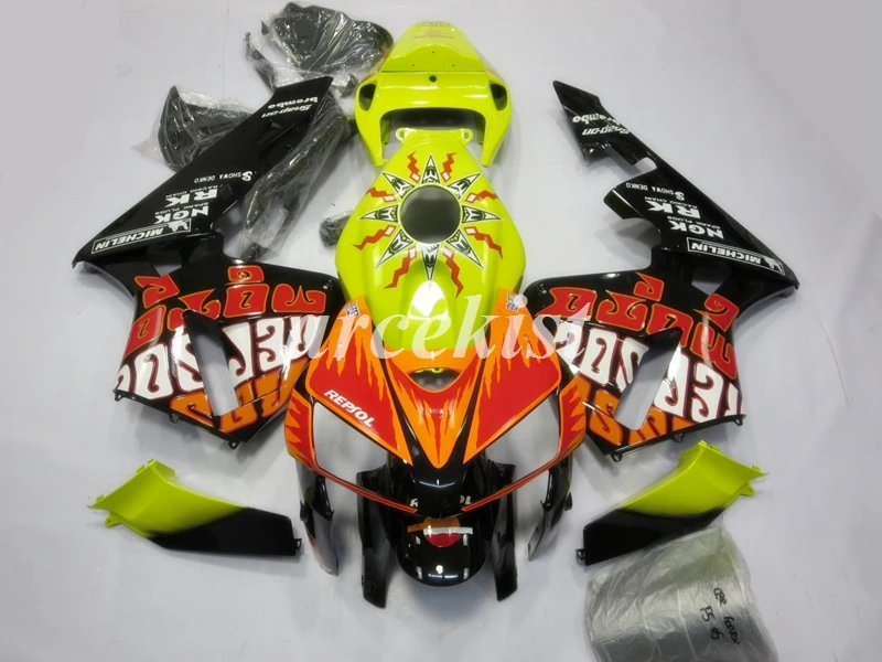 Литьевая Форма ABS мотоцикл Полный обтекатели комплект подходит для CBR600RR cbr600 600rr F5 2005 2006 05 06 Набор для тела на заказ