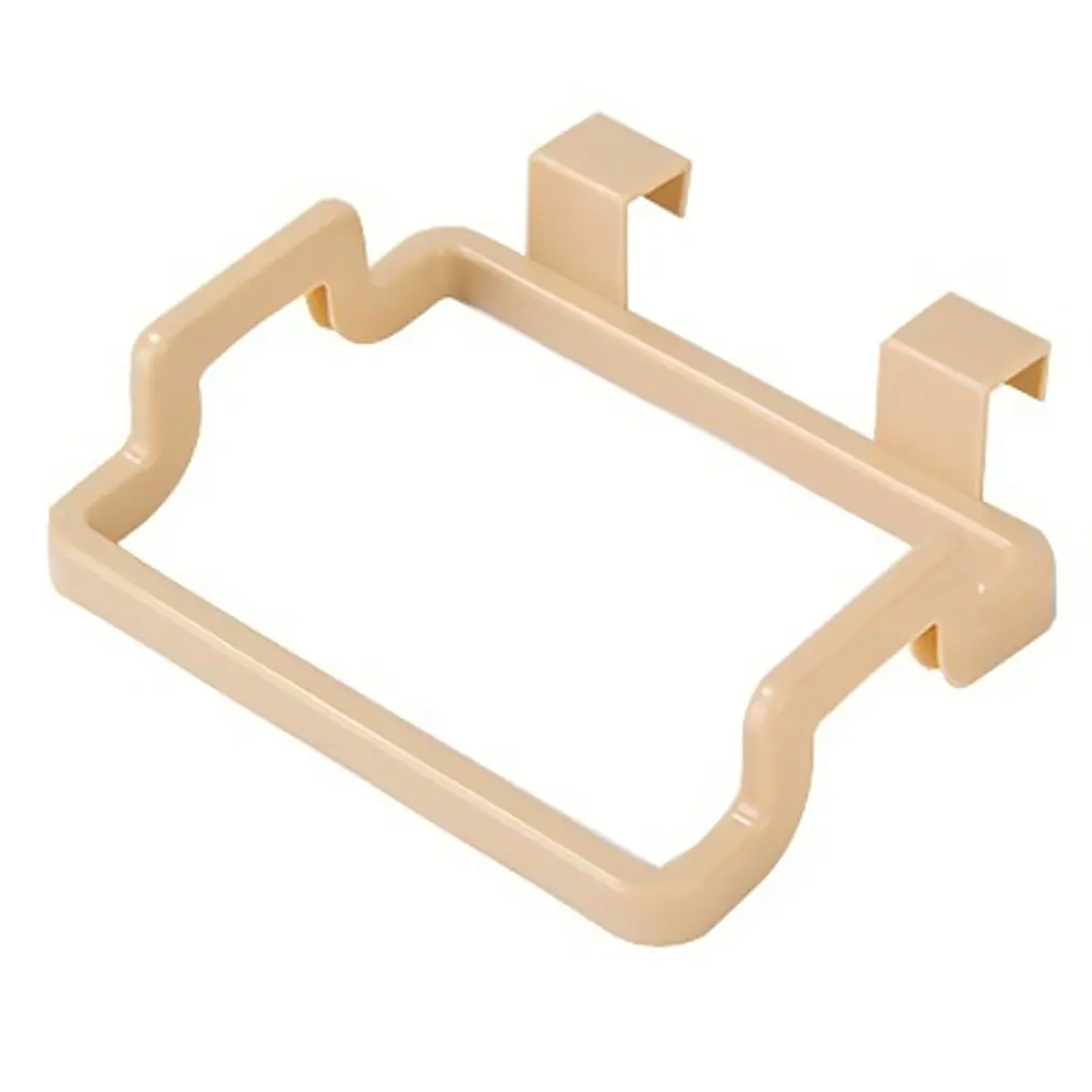 Garbage Bag Holder Kitchen Door Back Plastic Bracket Kitchen Trash Storage Hanger Rubbish