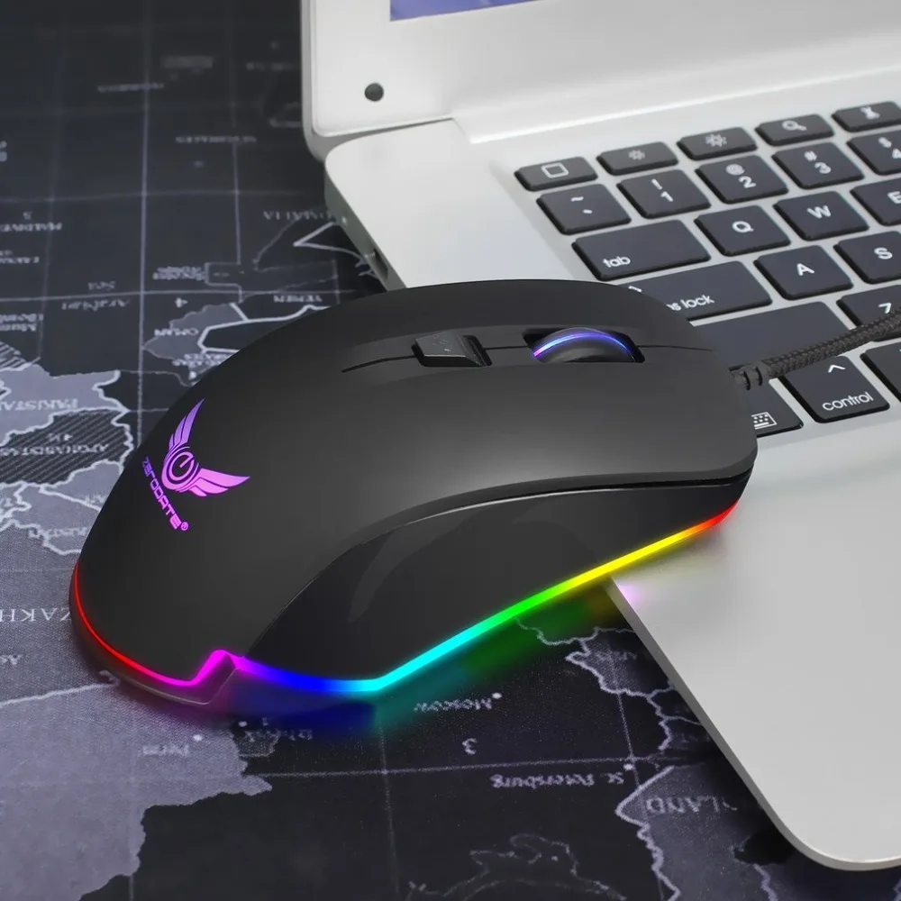 S600 Высококачественная Проводная игровая мышь USB Оптический геймер мышь 5000 dpi 6 кнопок для ноутбуков настольных ПК Компьютерные мыши