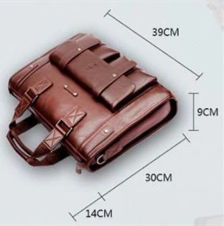 Mens Messenger Bag Waterproof Laptop For Vintage Satchel Briefcase Cross Body Shoulder Bag