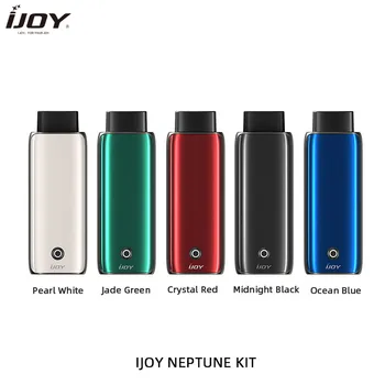 

IJOY NEPTUNE KIT Vape Glass Electronic Cigarettes 650mah Battery Max Power 12w with 1.2ohm 1.8ml NEPTUNE Pod E Cigarettes