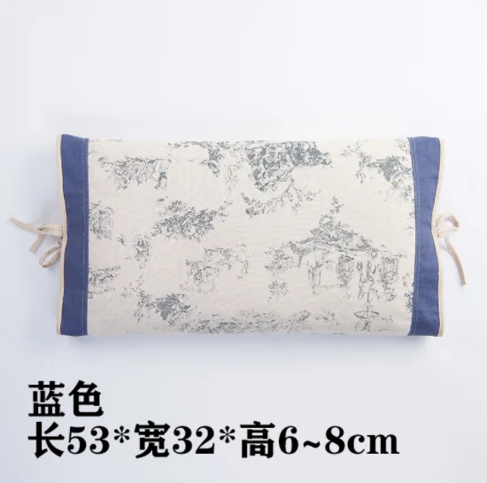 Синий Улучшение бессонницы сна гипноз артефакт лаванды семян кассии гречихи корпус успокаивающий сна подушка Традиционный китайский 2p - Цвет: Синий