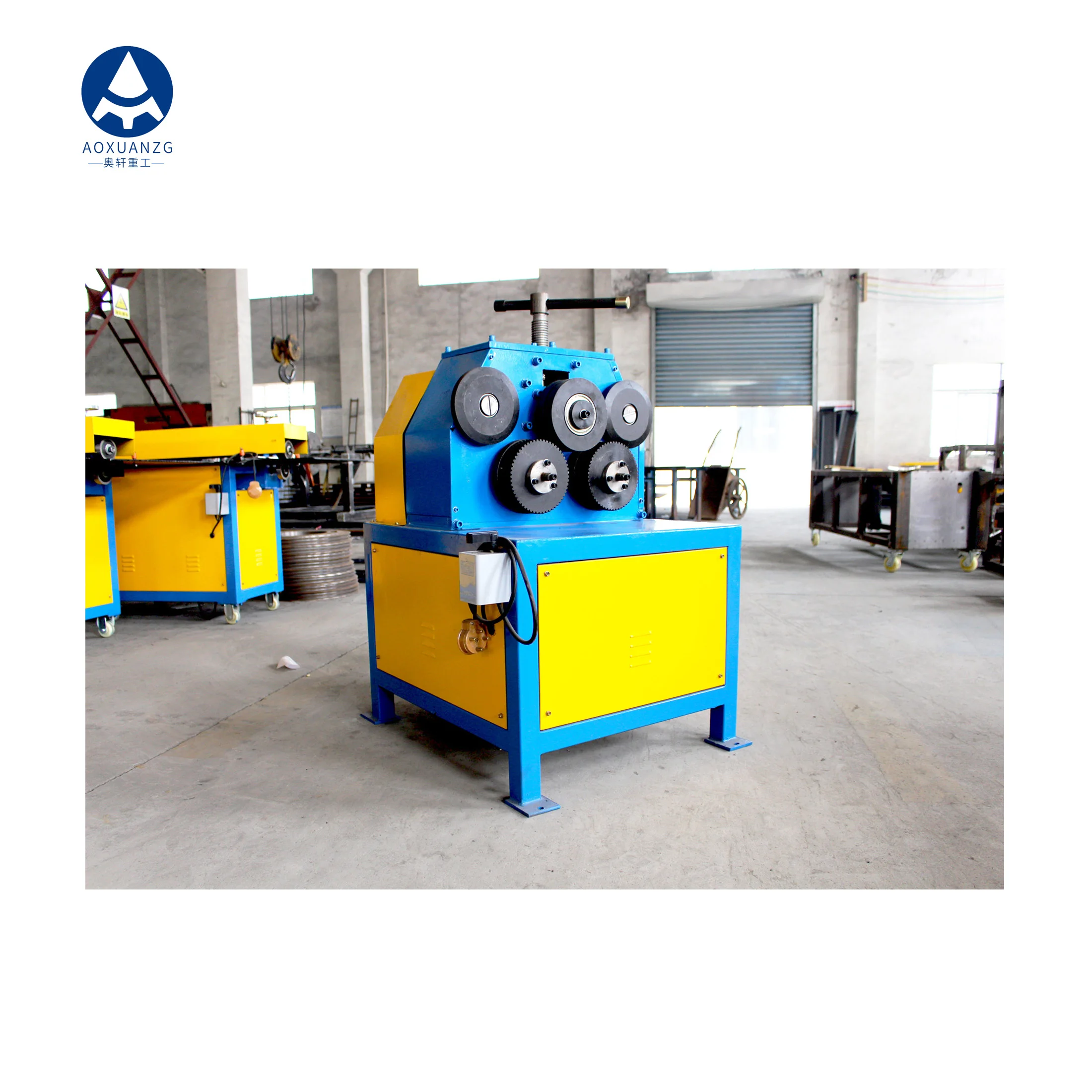 China Electric angle iron roller steel ring roll forming machine flanging  making Machine Manufacturer and Supplier | JINDONGCHENG