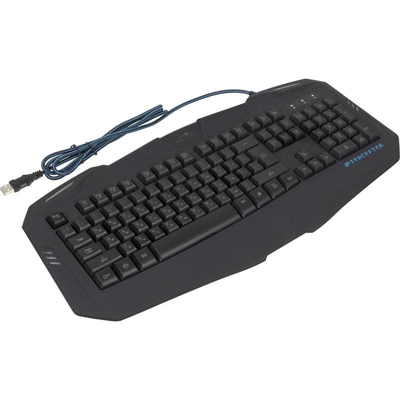 Клавиатура OKLICK 730G INTERCEPTOR, черный